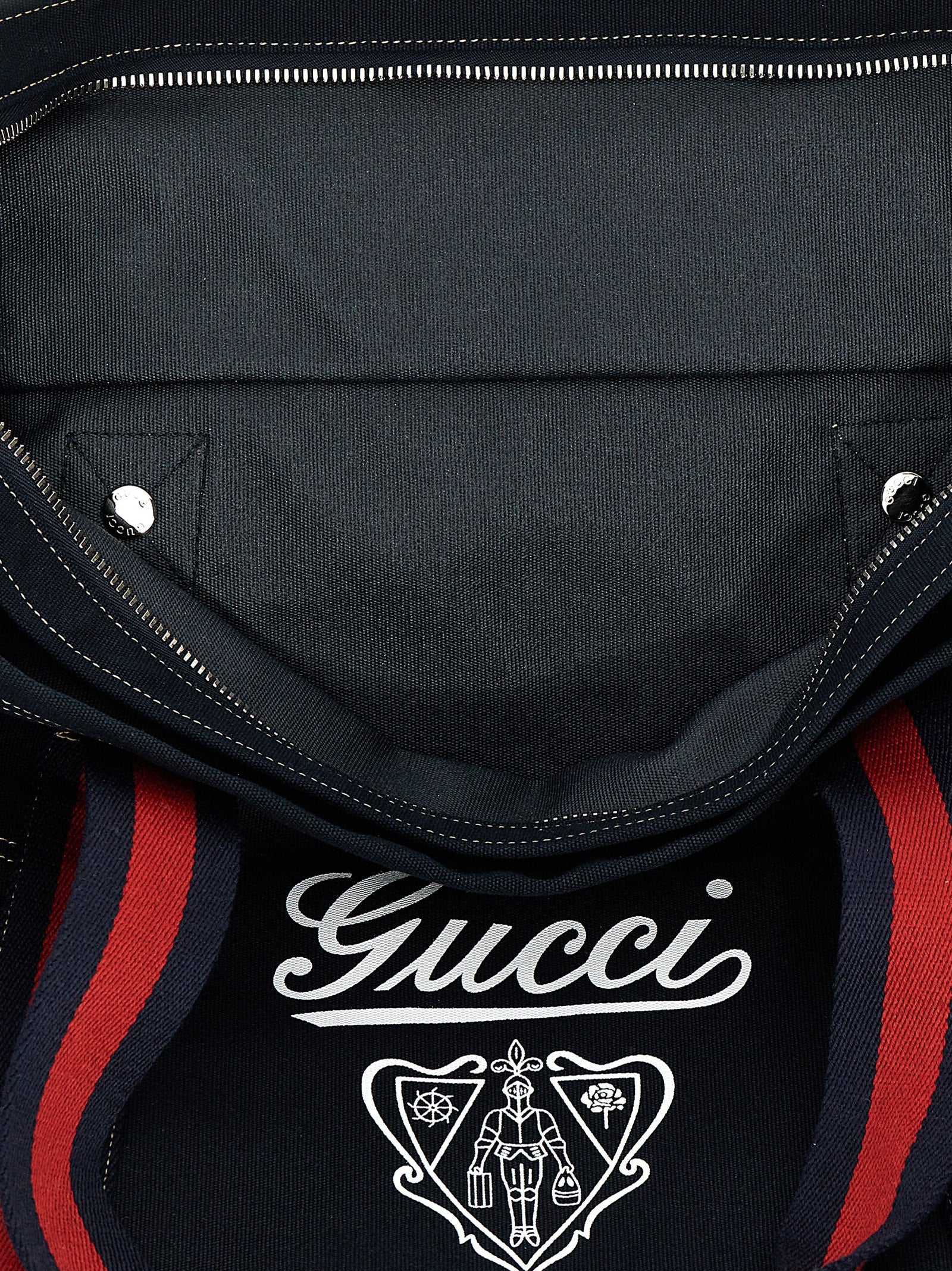 Gucci Blue Cotton Tote Bag