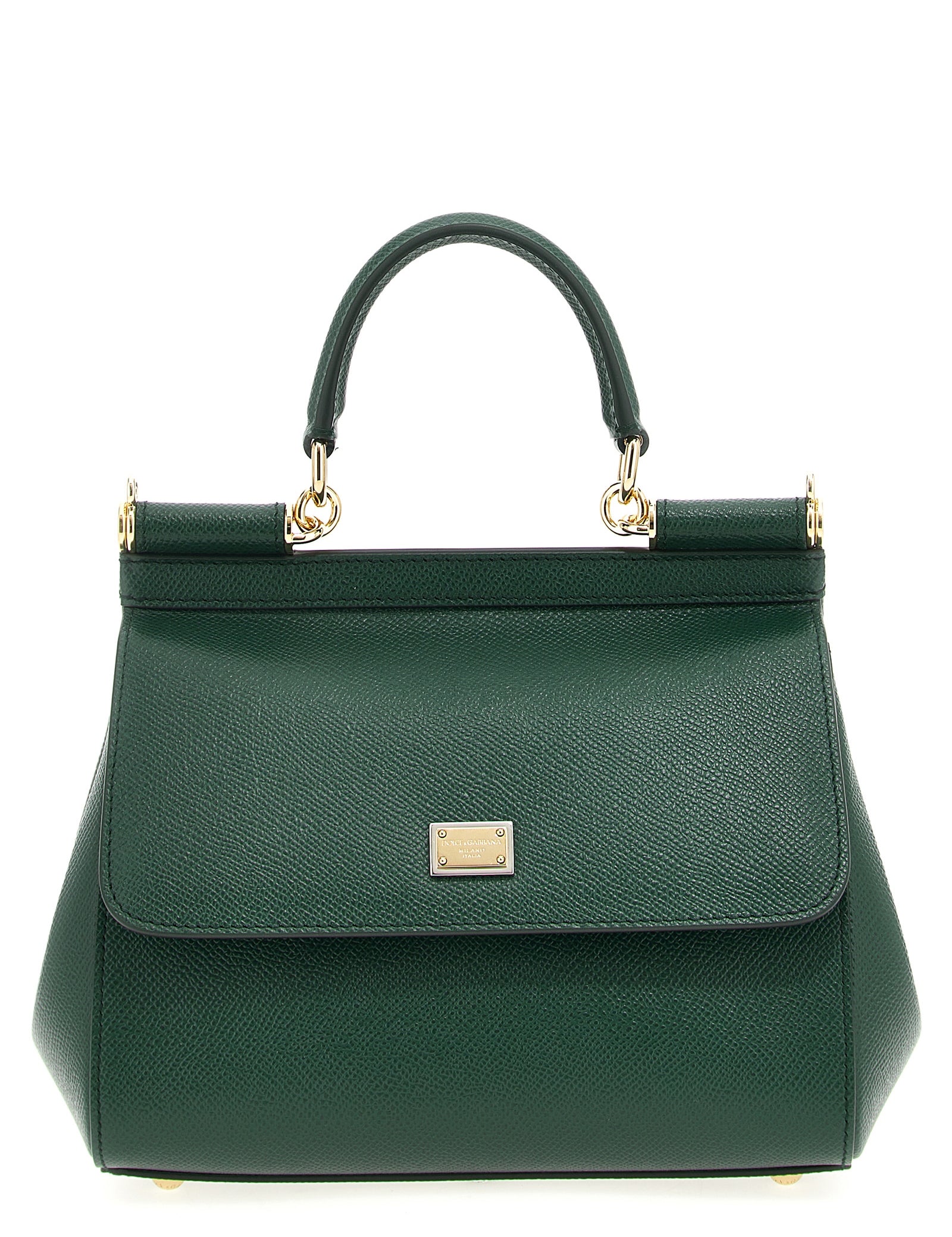 Dolce & Gabbana Green Calfskin Handbag