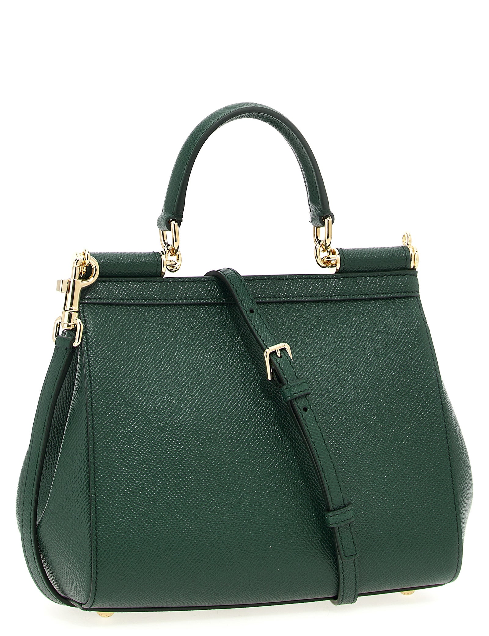 Dolce & Gabbana Green Calfskin Handbag