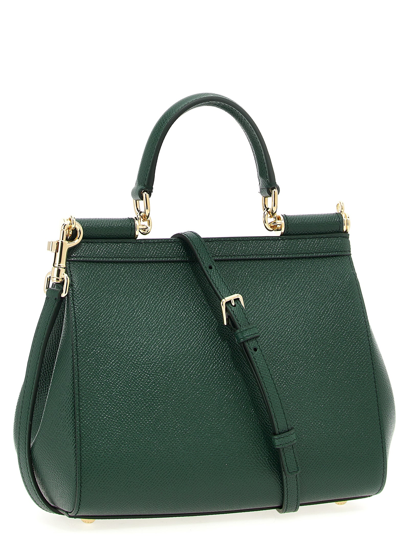Dolce & Gabbana Green Calfskin Handbag
