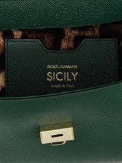 Dolce & Gabbana Green Calfskin Handbag