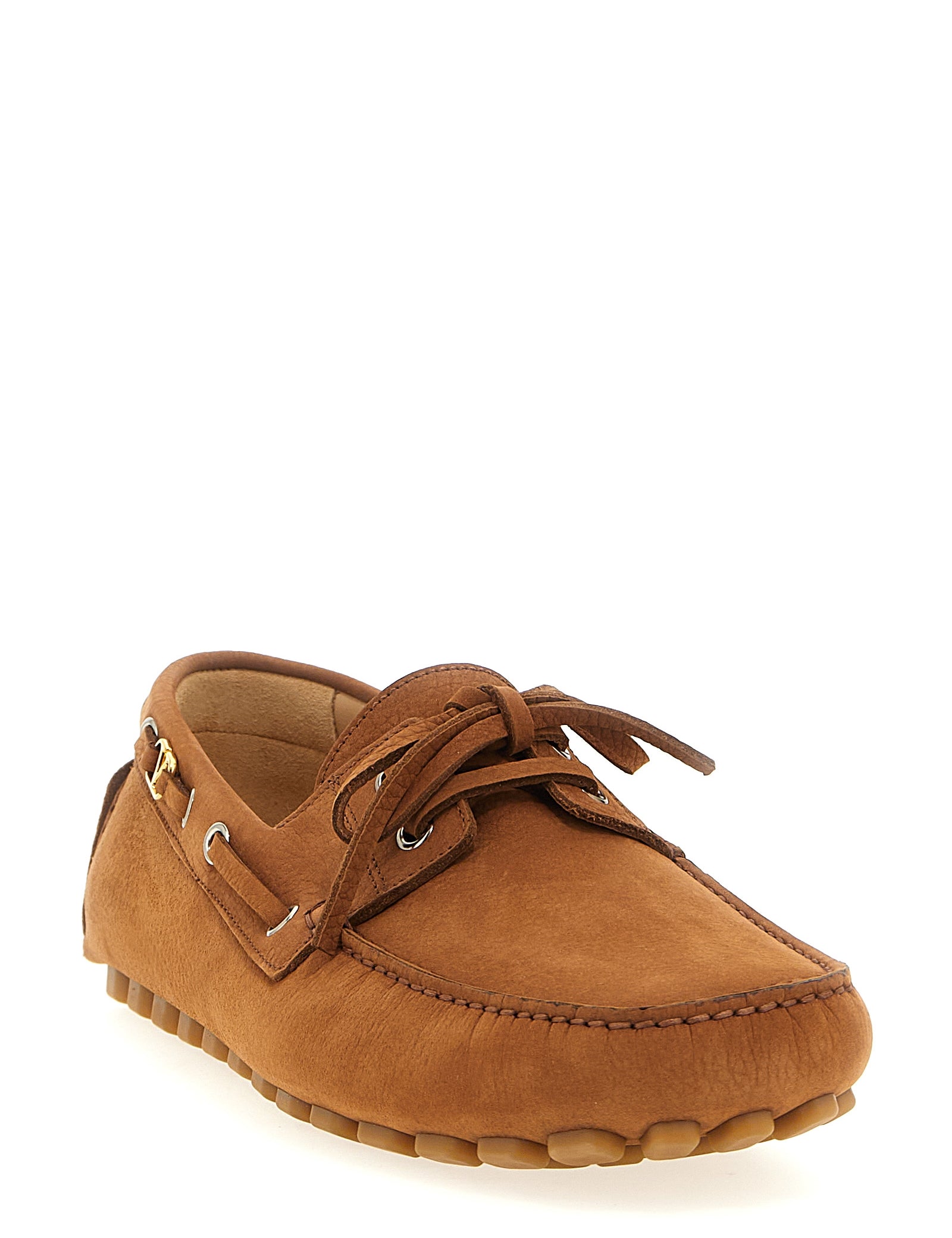 Valentino Garavani Brown Calfskin Loafers