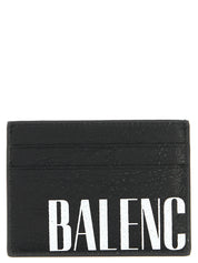 Balenciaga White/Black Lamb Leather Cardholder