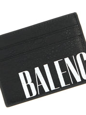 Balenciaga White/Black Lamb Leather Cardholder