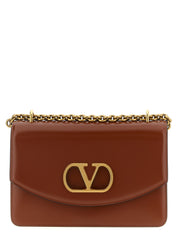 Valentino Garavani Brown Calfskin Shoulder Bag