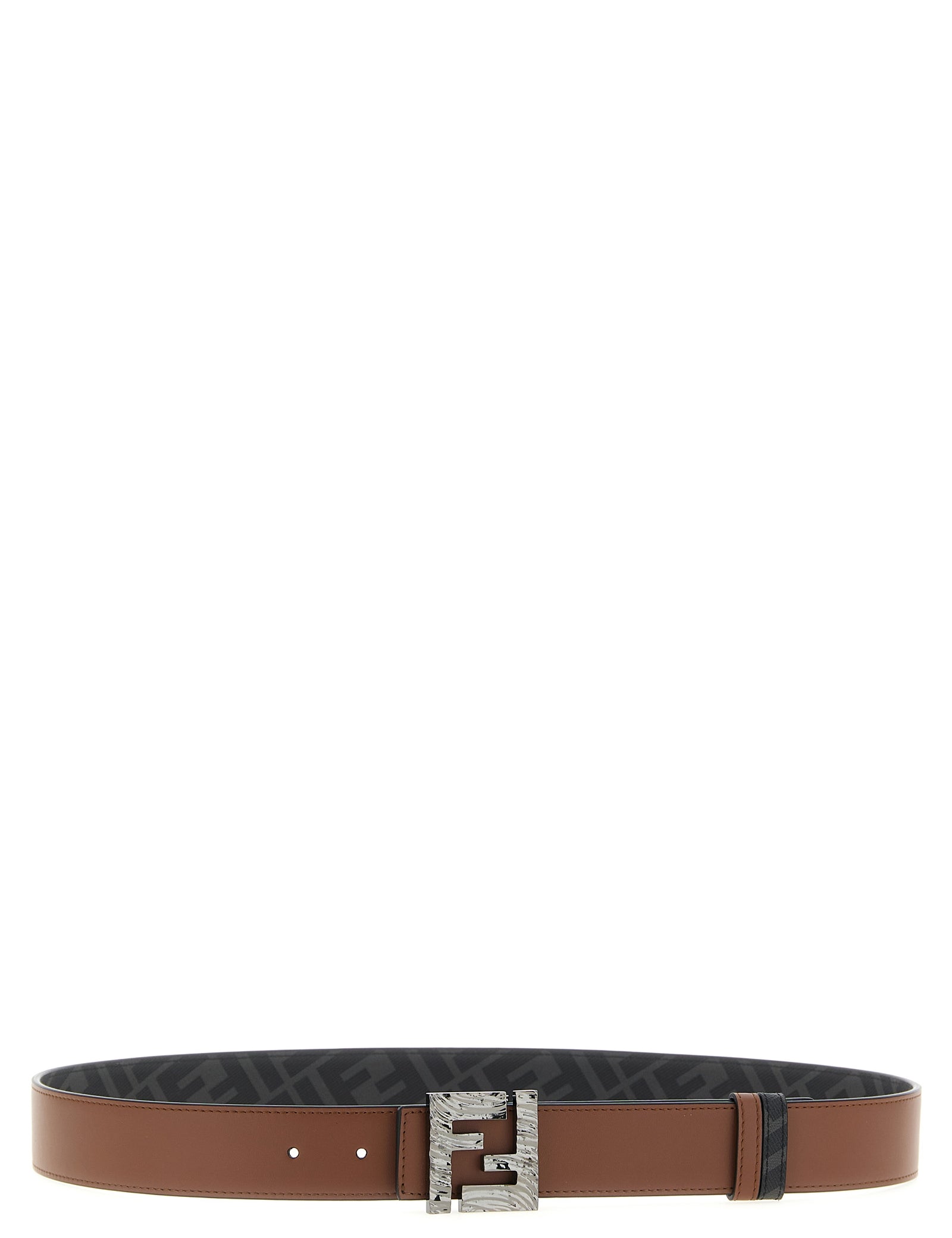 Fendi Multicolor Calfskin Reversible Belt