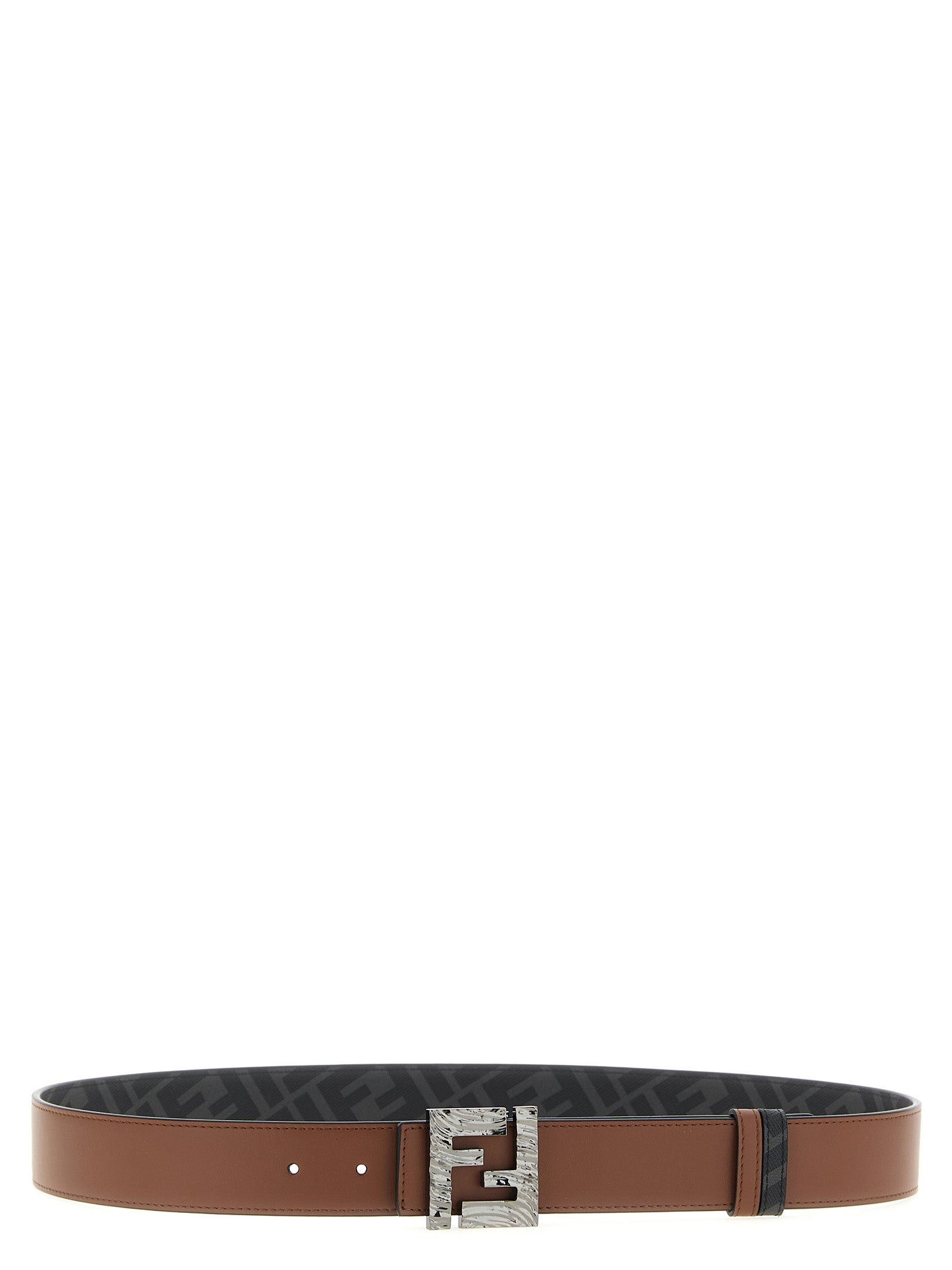 Fendi Multicolor Calfskin Reversible Belt
