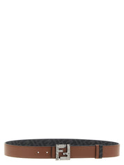 Fendi Multicolor Calfskin Reversible Belt