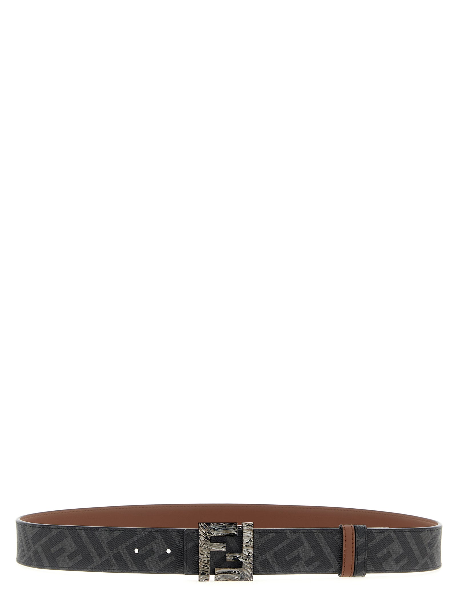Fendi Multicolor Calfskin Reversible Belt