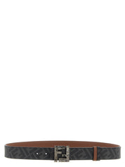 Fendi Multicolor Calfskin Reversible Belt