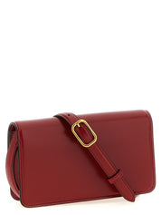 Valentino Garavani Red Calfskin Clutch Bag