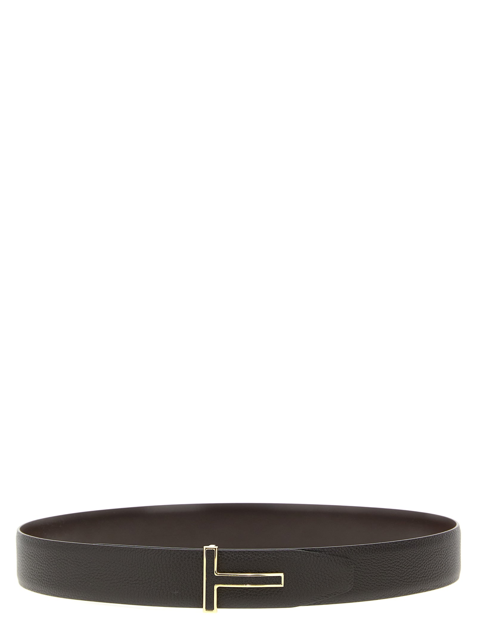 Tom Ford Brown Calfskin Reversible Belt