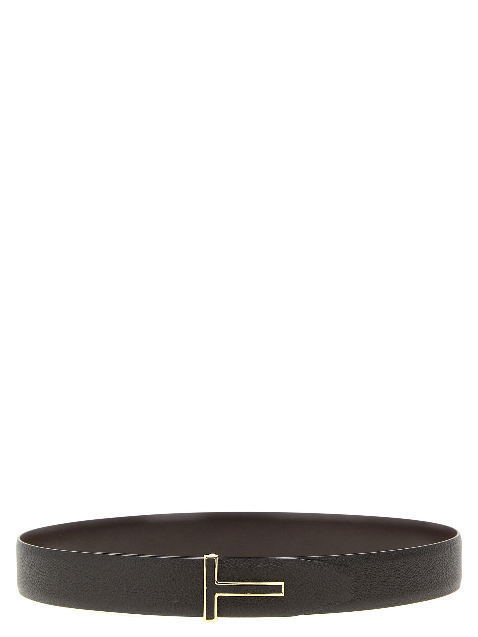 Tom Ford Brown Calfskin Reversible Belt
