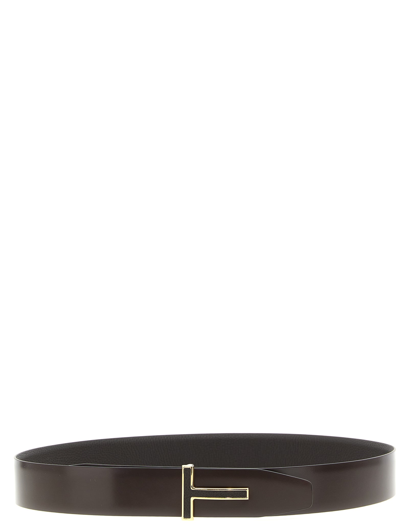 Tom Ford Brown Calfskin Reversible Belt