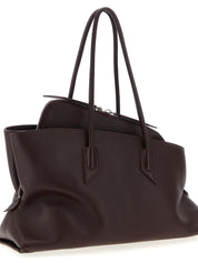 The Attico Purple Calfskin Shoulder Bag