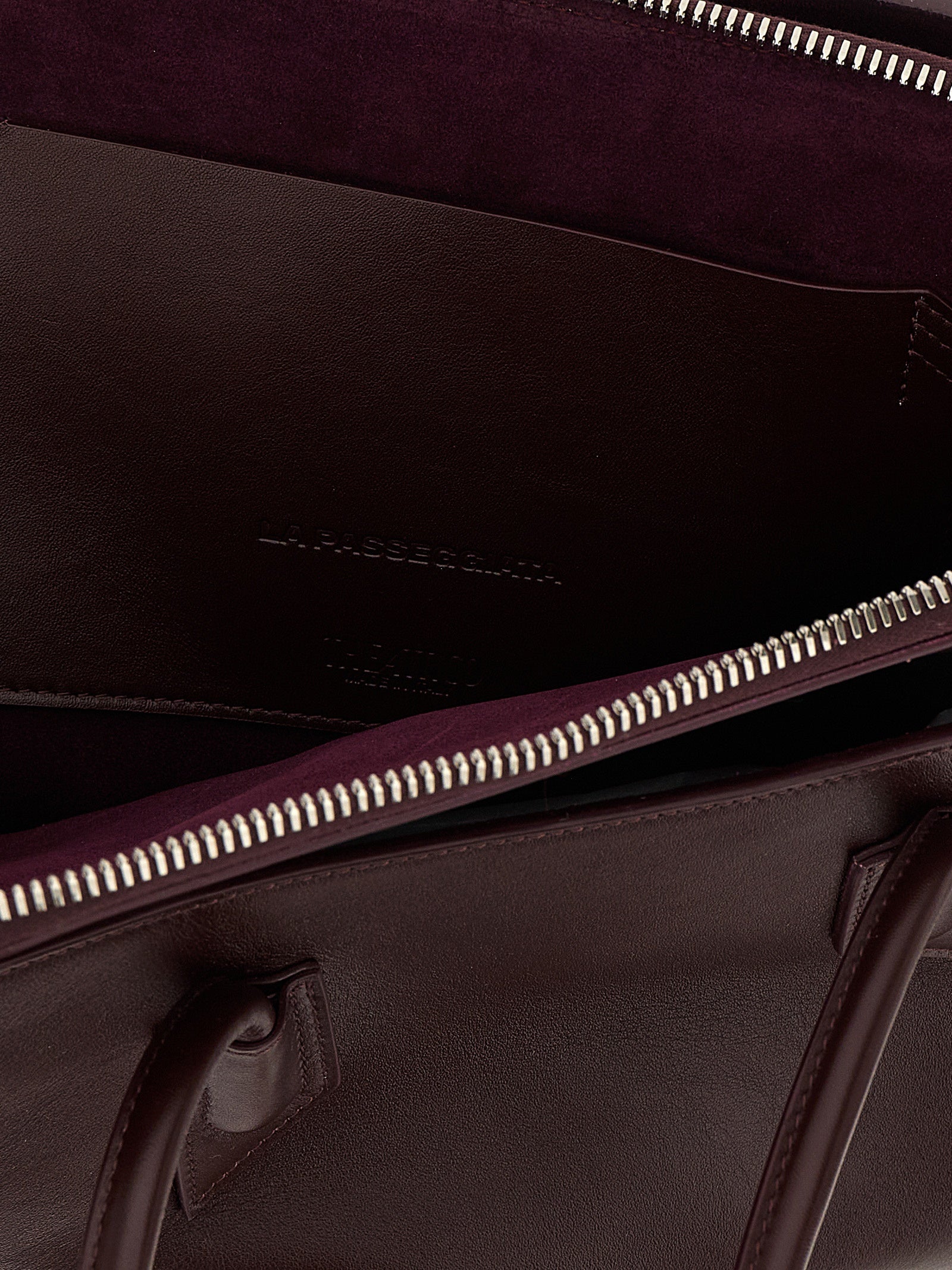 The Attico Purple Calfskin Shoulder Bag
