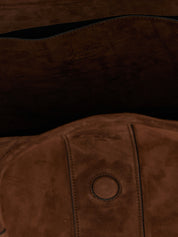 Roger Vivier Brown Goatskin Tote Bag