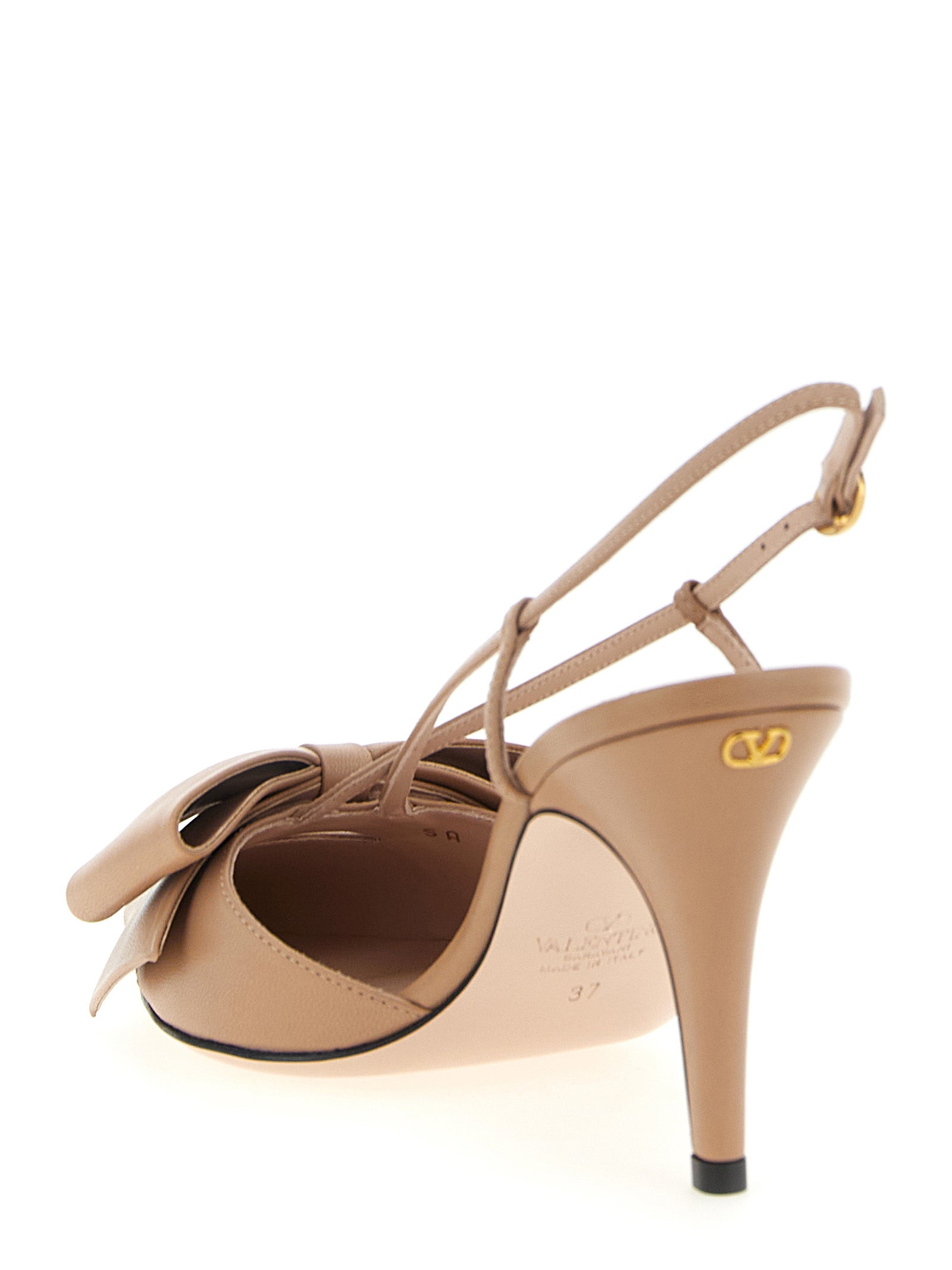 Valentino Garavani Pink Kidskin Leather High-Heel Pumps