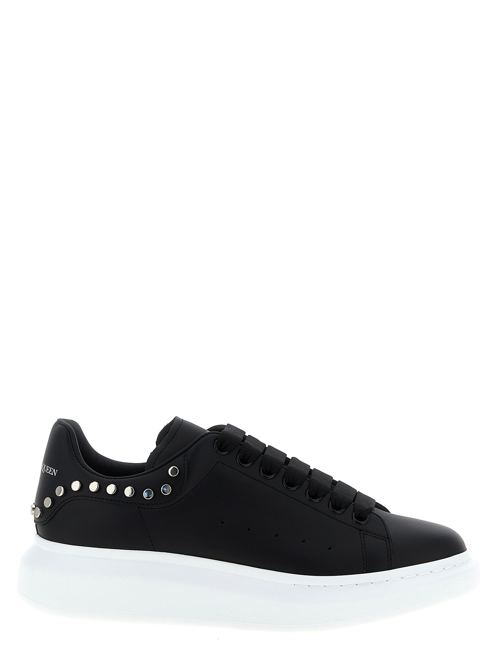 Alexander McQueen Black Calfskin Chunky Sneakers