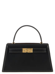 Tory Burch Black Cowhide Petite Lee Radziwill Handbag