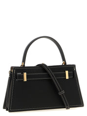 Tory Burch Black Cowhide Petite Lee Radziwill Handbag