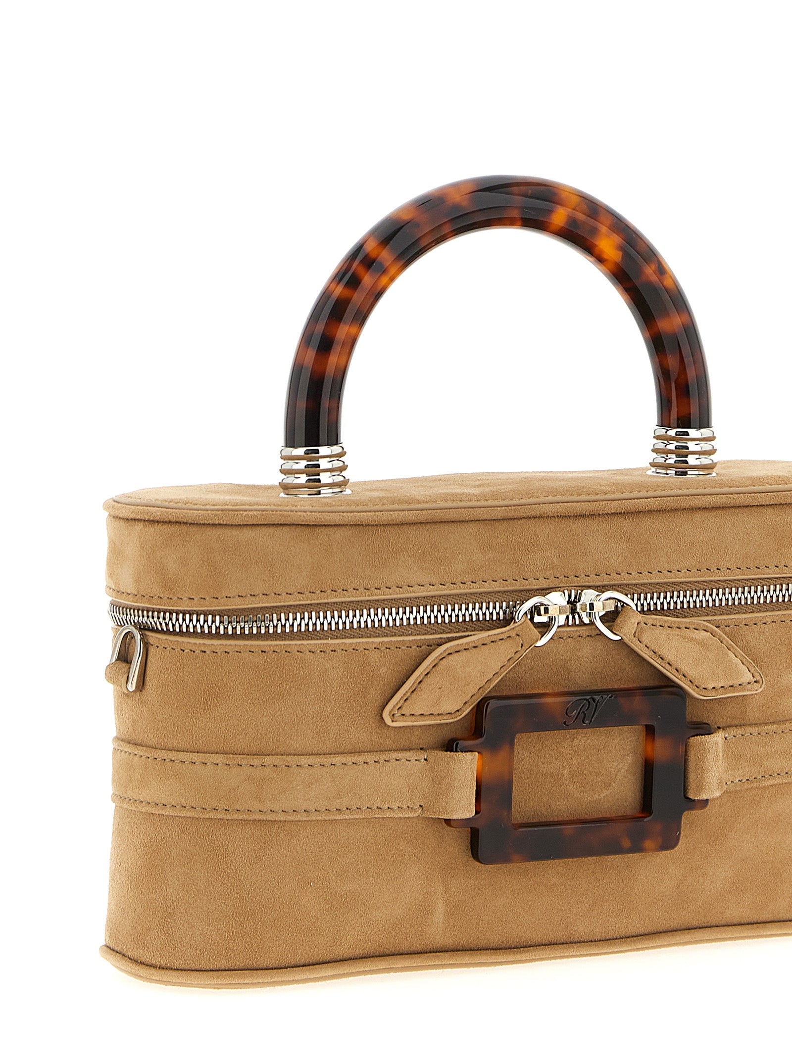 Roger Vivier Beige Goat Leather Mini Handbag
