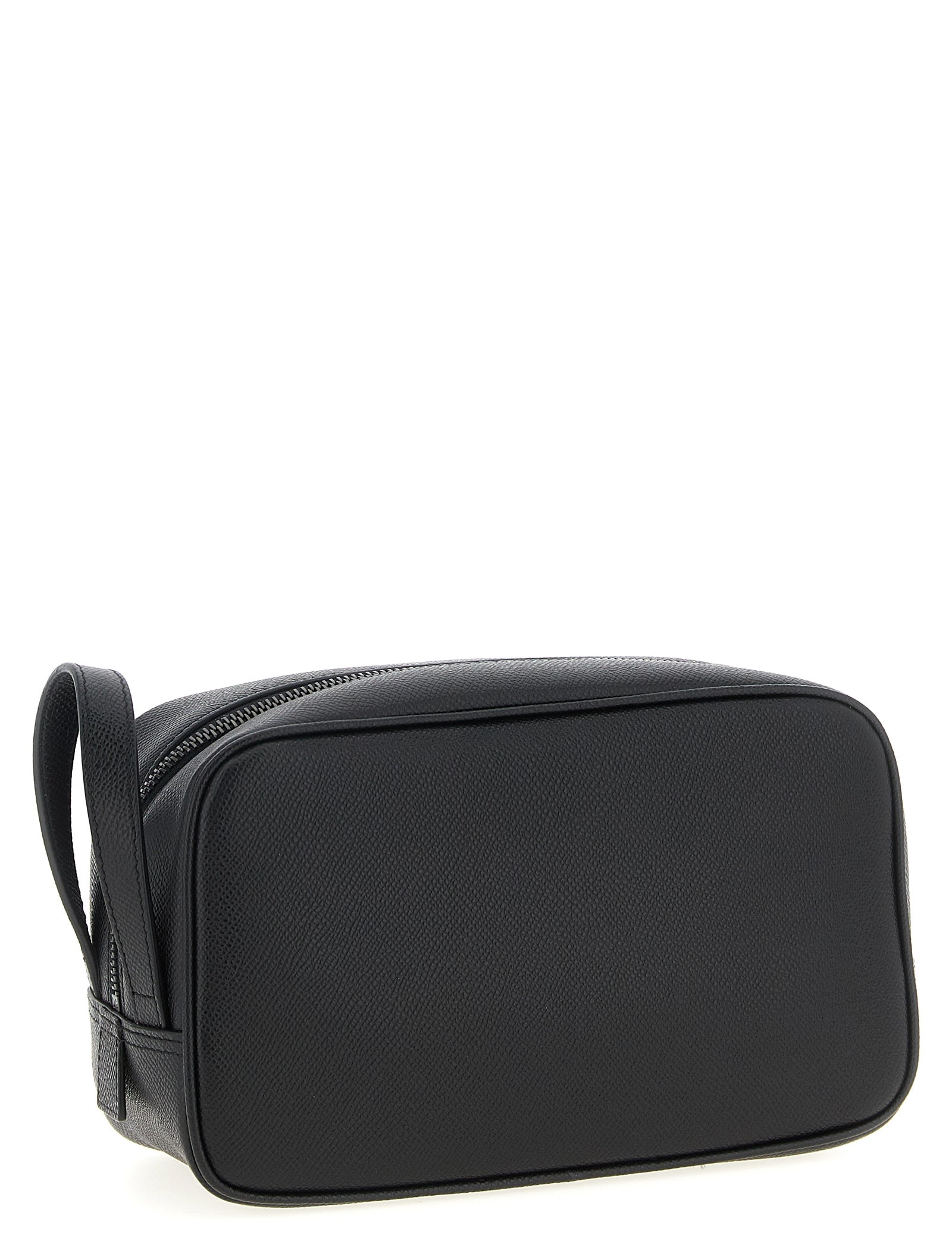 Dolce & Gabbana Black Alpina Calfskin Beauty Bag