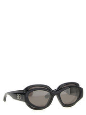 Balenciaga Black Polyamide Sunglasses