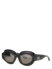 Balenciaga Black Polyamide Sunglasses