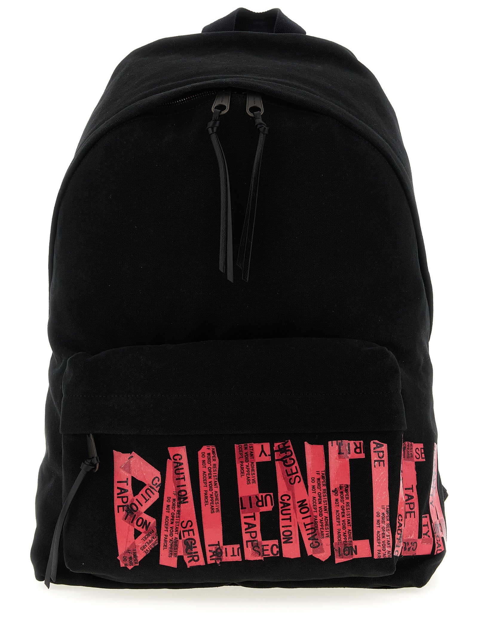 Balenciaga Black Cotton Backpack