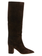 Paris Texas Brown Calfskin Over The Knee Boots