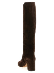 Paris Texas Brown Calfskin Over The Knee Boots