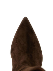 Paris Texas Brown Calfskin Over The Knee Boots