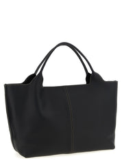 Tod's Black Calfskin Tote Bag