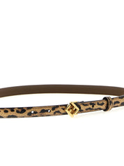 Fendi Multicolor Karung Snake Leather Belt