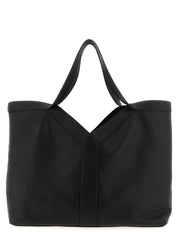 Saint Laurent Black Calfskin Large Shopping Bag