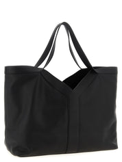 Saint Laurent Black Calfskin Large Shopping Bag