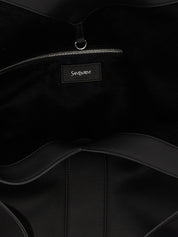 Saint Laurent Black Calfskin Large Shopping Bag
