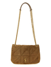 Saint Laurent Beige Calfskin Mini Shoulder Bag