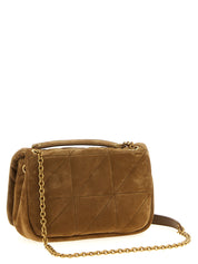 Saint Laurent Beige Calfskin Mini Shoulder Bag