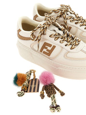 Fendi Multicolor Calfskin Platform Sneakers