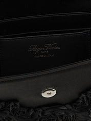 Roger Vivier Black Viscose Clutch Bag