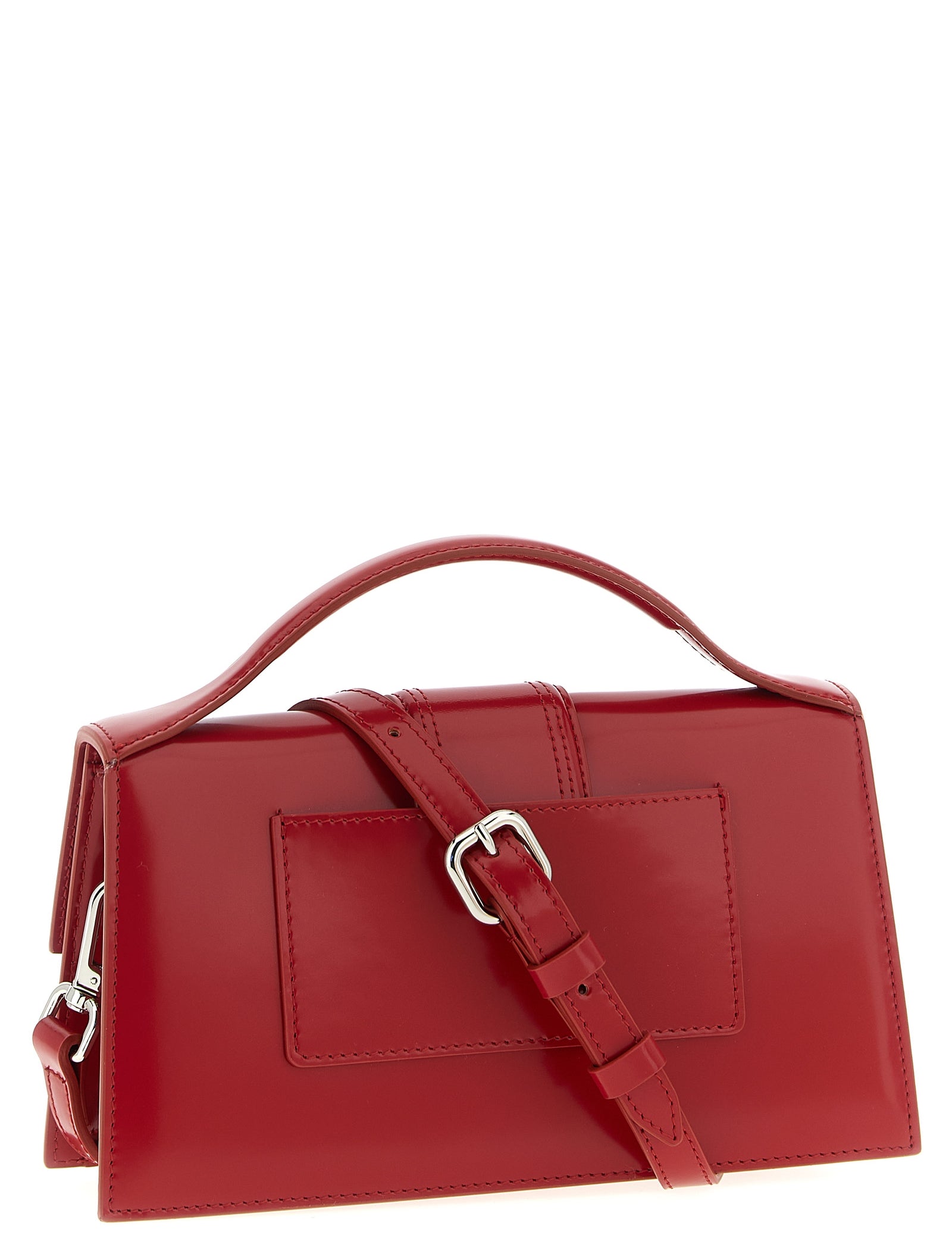 Jacquemus Red Calfskin Handbag