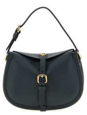 Etro Green Bicolor Calfskin Crossbody Bag