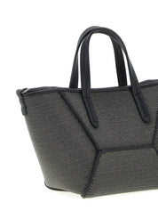 Brunello Cucinelli Black Leather Mini Precious Handbag