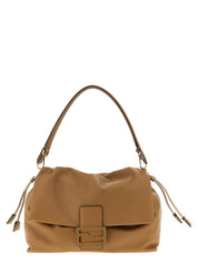 Fendi Beige Lamb Leather Shoulder Bag