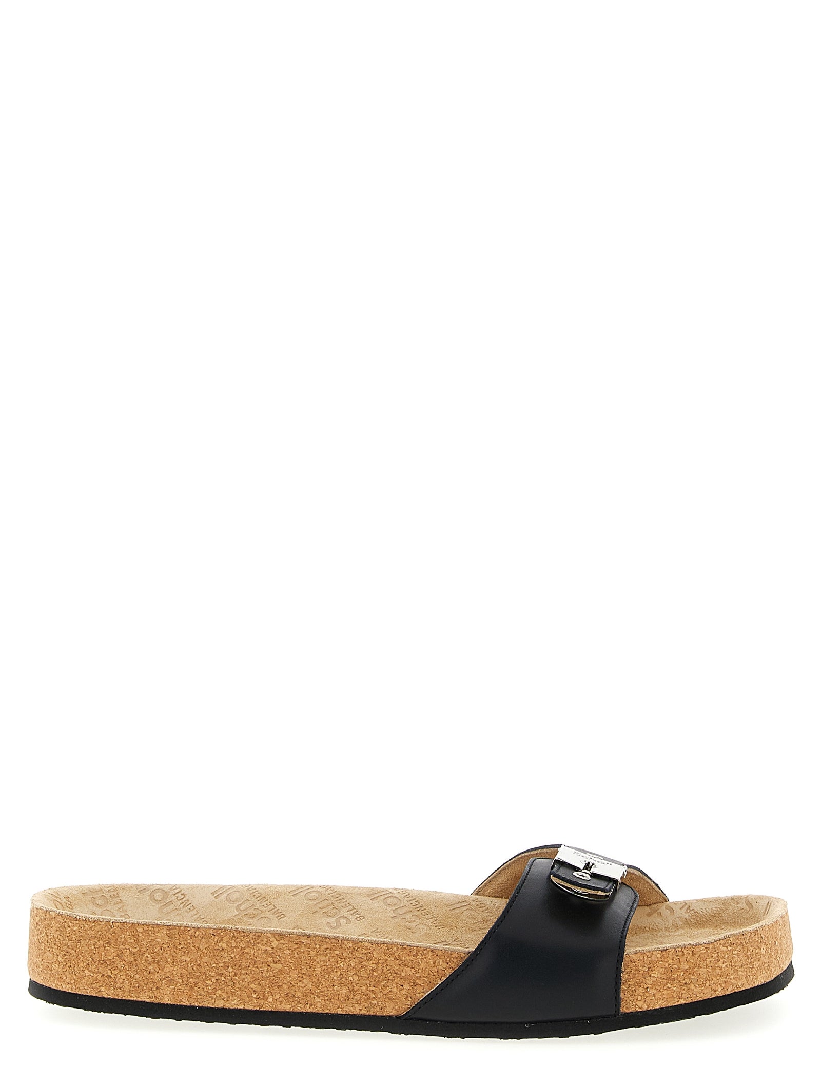 Balenciaga Black Calfskin Slides