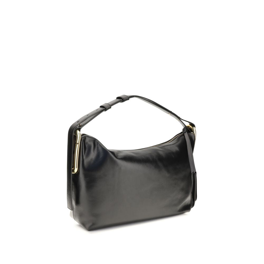 Marc Jacobs Black Calf Leather Shoulder Bag