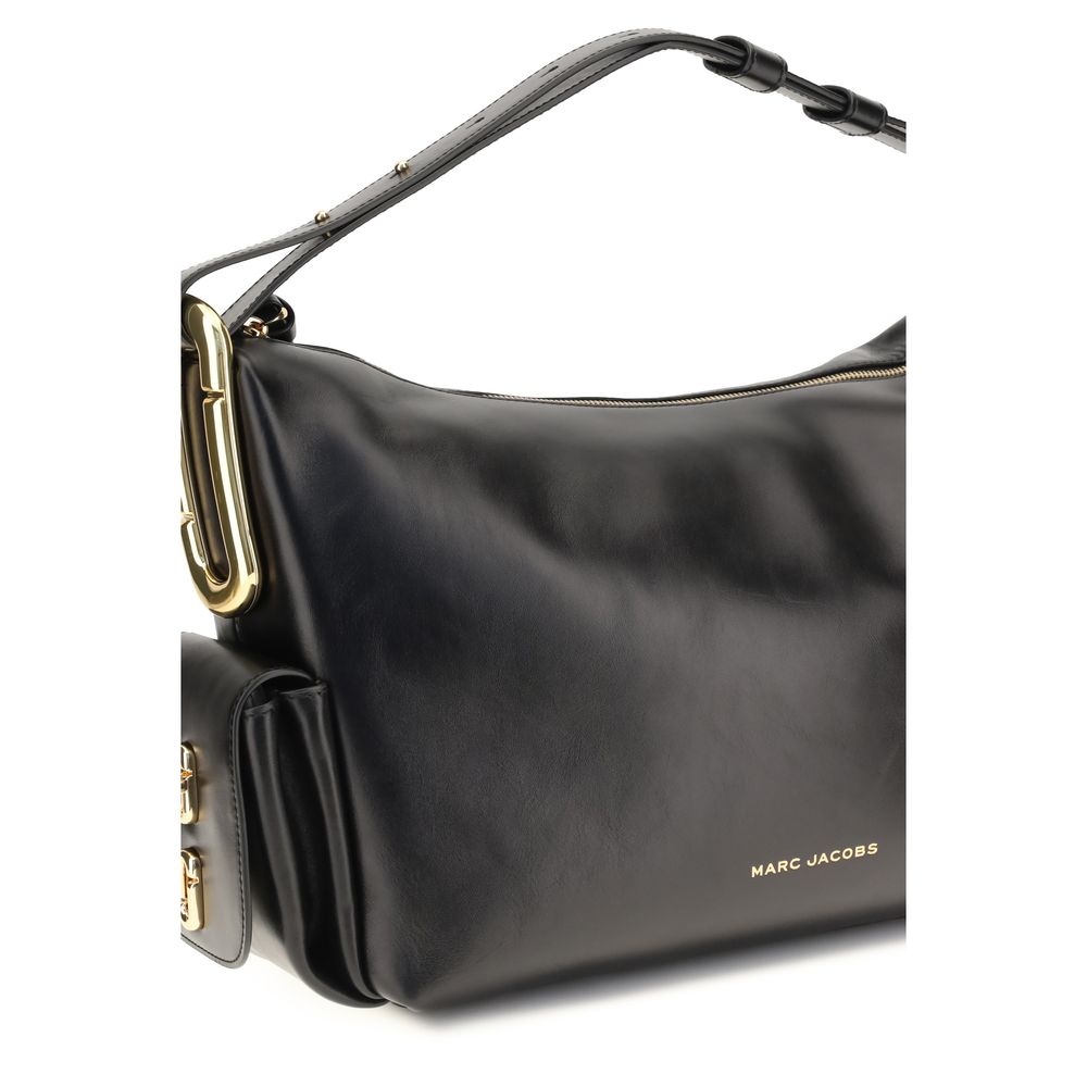 Marc Jacobs Black Calf Leather Shoulder Bag