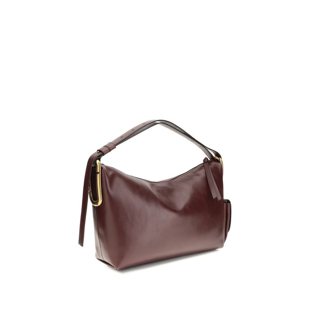 Marc Jacobs Bordeaux Calf Leather Shoulder Bag